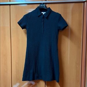 Banana Republic Dark Blue Ribbed Maxi Dress